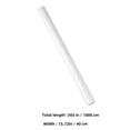 thumbnail image 2 of HEATSHAKING White Kitchen Backsplash Sticker Self Adhesive Oil Proof Wall Protector Decal, 2 of 8