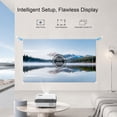 thumbnail image 6 of HAPPRUN Official Licensed Google TV Smart Projector, 4K Projector with WiFi & Bluetooth, Dolby Sound, Auto Focus & Keystone, Built-in Streaming Apps, 400 ANSI Movie Projector for Indoor & Outdoor, 6 of 10
