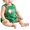 Green, variant on THLKIF Baby Overalls Corduroy Sleeveless 1st Birthday Cookie Embroidery Button Strap Outfit 6-12 Months Pink