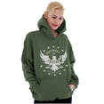 thumbnail image 5 of Defender Freedom Patriotic Eagle Hoodie Sweatshirt Women Men Brisco Brands M, 5 of 6