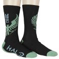 thumbnail image 2 of Halo Men's United Nations Space Command Master Chief 117 2-Pack Adult Mid-Calf Video Game Crew Socks, 2 of 5