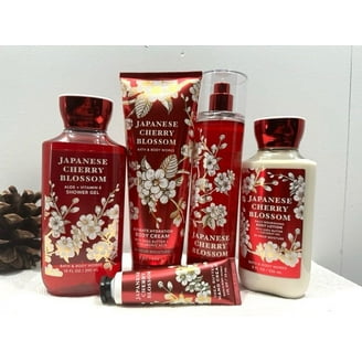 Bath and Body Works Japanese Cherry Blossom Travel Bundle: 3oz