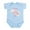 Sky Blue, variant on CafePress - Grandpas Girl Body Suit - Baby Light Bodysuit, Size Newborn - 24 Months
