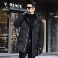 thumbnail image 3 of Chaqueta larga de invierno para hombre, chaquetas con capucha de marca de invierno para hombre, chaqueta de invierno con relleno de plumón de pato para hombre, novedad en abrigos de plumón, 3 of 5