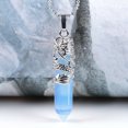 thumbnail image 1 of Collar Hexagonal Natural De Cristal De Chakra De Curación Para Hombres Y Mujeres De Piedras Preciosas Reiki De Yoga Meditación Mineral Dragón Amuleto Joyería, 1 of 4