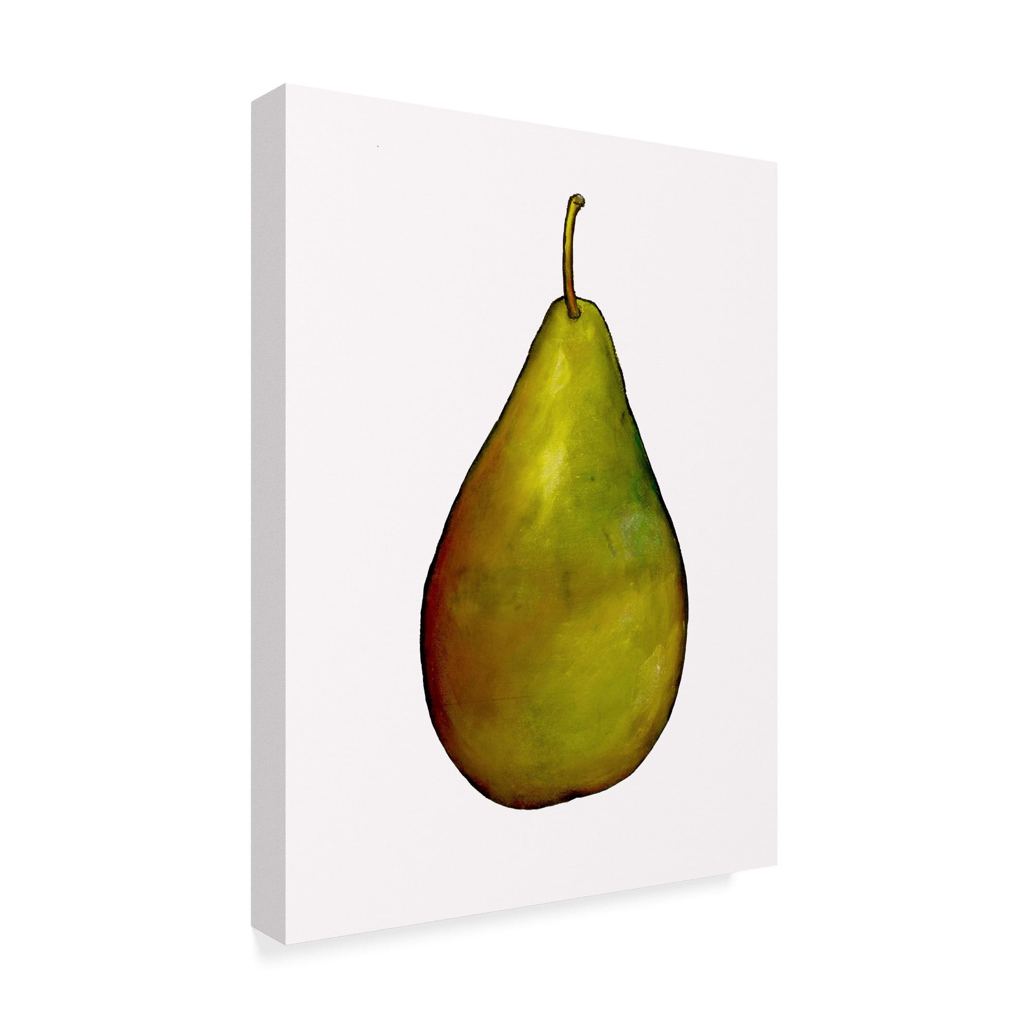 Trademark Fine Art 'Pear' Canvas Art by Sarah Thompson-Engels