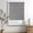 Grey, variant on AOSKY Cordless Blackout Roller Shades, Free-Stop Natural Woven Window Blinds Thermal Insulated UV Protection for Home and Office, 36"W x 72"H, White