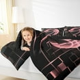 thumbnail image 4 of Erosebridal Ball Games Bedding Full Comforter Set,Basketball Sport Bedding Full Comforter Set,Neon Light Ombre Geometry Bedding Sets Fulls,Super Cozy Room Decoration Reversible，3 Pieces, 4 of 8