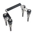 thumbnail image 4 of Soporte para teléfono para motocicleta,Soporte para teléfono Soporte de navegación para manillar,Soporte extensor para teléfono Soporte multifuncional,Soporte para teléfono de Plata, 4 of 10