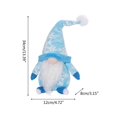 thumbnail image 5 of Blue Couples Gnome For Doll Scandinavian Tomte Plush Toy For Home Desk Ornaments, 5 of 5