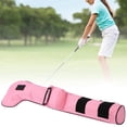thumbnail image 5 of Nylon Portable Waterproof Children Soft Foldable Golf Club Bag for Outdoor Practice TrainingPink,, 5 of 5
