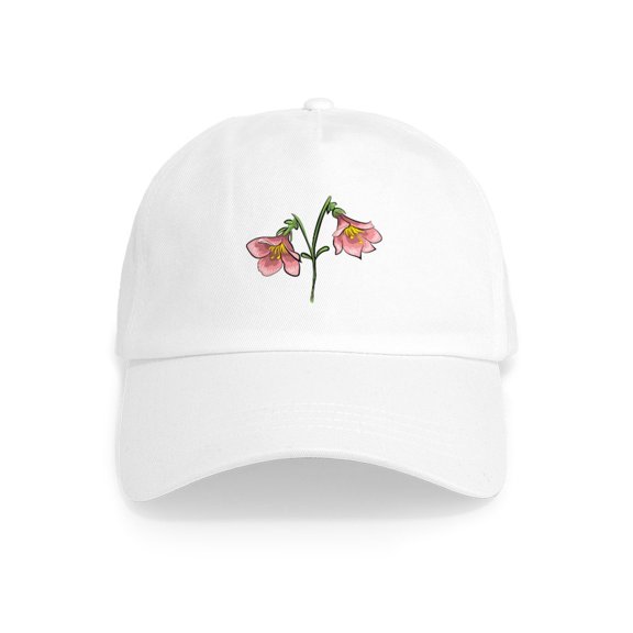 CafePress - Linnea Flower - Adjustable 100% Brushed Unisex Casual Cotton Baseball Cap, Beige, 1