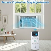 Accreate 6,000 BTU Window-Mount Air Conditioner, White