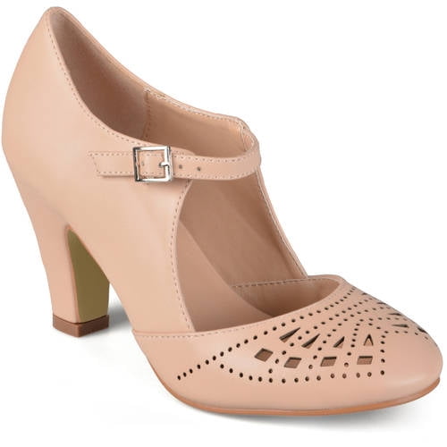 round toe mary jane shoes