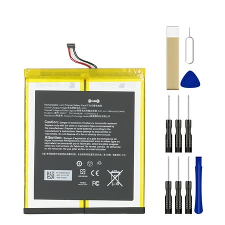 Replacement Battery 2955C7/26S1015 for Amazon Kindle Fire HD 10 7th Gen SL056ZE 2017 Tool