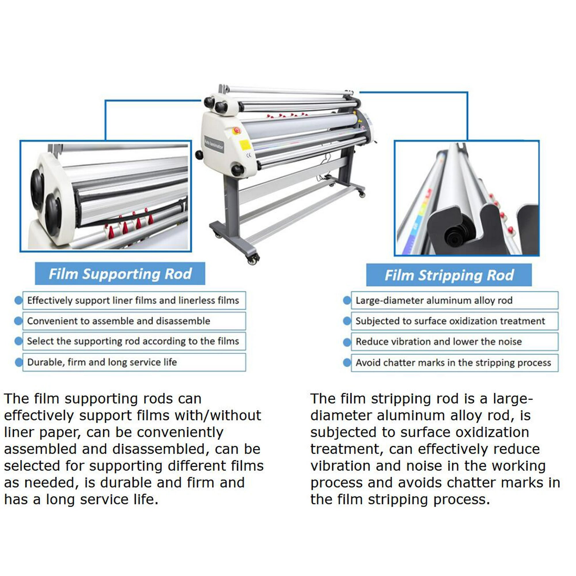 63In Full-Auto Pneumatic Low Temperature Laminating Machine Excluding Air Compressor