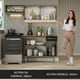 thumbnail image 5 of Madesa Alacena de Cocina Integral Compacta 165 cm Emilly Rustic/Negro 04, 5 of 9