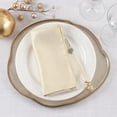 thumbnail image 4 of Fennco Styles Shimmering Cloth Napkins 18" W x 18" L, Set of 4 - Gold Dinner Napkins for Home, Dining Room Décor, Holiday, Banquet, Family Gathering and Special Occasion, 4 of 4