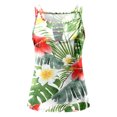 thumbnail image 4 of Tops de verano para mujer, camisa sin mangas con estampado de flores, camiseta holgada con cuello redondo y tiras huecas, blusa Pompotops lopia991740, 4 of 5