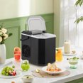 thumbnail image 2 of Costway Countertop Ice Maker Portable Ice Making Machine 6-13 Mins 9 Ice 26.5 lbs/24 Hrs Black, 2 of 10