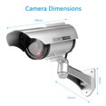 thumbnail image 3 of Cámara Ficticia Cámara falsa solar LED Monitor Simulación CCTV Vigilancia Cámaras ficticias, 3 of 6