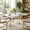White, variant on Modern Minimalist Dining Table, Ketchen Table with Shelf, Rectangular Table for Dining Room, Office Table, Walnut