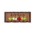 thumbnail image 2 of Apples Kitchen Curtain Set with Valance - 3 Piece Short Tier Panels & Swag, Washable Polyester Farmhouse Window Treatments for Sink, Light Filtering Decorative Drapes, 2 of 7