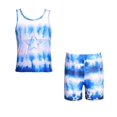 thumbnail image 4 of Playera Y Biker Shorts Tie Dye Azul De Estrellas Baby Sara azul 6 Baby Sara A16176+3T, 4 of 4