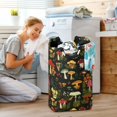 thumbnail image 5 of Yayeee Freestanding Laundry Hamper with Handle Collapsible Large Storage Basket for Clothes, Various Mushrooms Pattern, 5 of 7