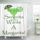 thumbnail image 1 of Cortina de ducha Humor Gracioso ABPHQTO Señorita Quiere Margarita Tequila México 150x180 cm, 1 of 1