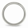 thumbnail image 3 of Titanium Polished Diamond Cut Ring, 3 of 8