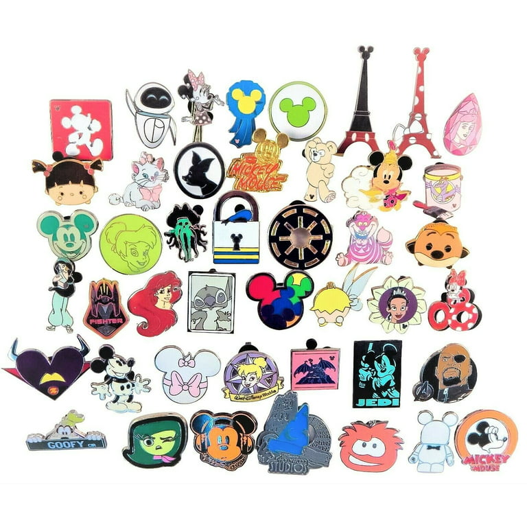 Disney Pin Trading 25 Assorted Pin Lot, Brand New Pins, No Doubles, Tradable, Women's, Size: One size, Grey Type
