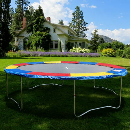 Gymax 14 Ft Trampoline Safety Pad Epe Foam Spring Cover Frame Replacement Walmart Canada