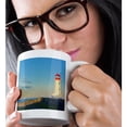 thumbnail image 2 of 3drose, Canada, Nova Scotia. Peggys Cove Lighthouse at Dawn., 15oz Mug, 2 of 6