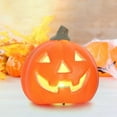 thumbnail image 6 of Gallickan Pumpkin Lantern, Halloween Decor with Hollow Out Carving, Big Sized Funny Jack-o-Lantern for Indoor or Outdoor Scene Setting, for Tabletop or Porch Display, Black,Beige, 6 of 7