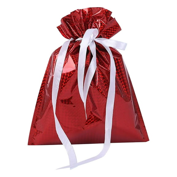 Moocorvic New Christmas Gift Bag Drawstring Gift Bag Christmas Aluminum Foil Bag Christmas Gift Bag