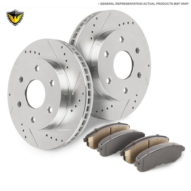 Duralo Front Brake Pad Rotor Kit For Nissan Frontier Pathfinder