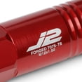 thumbnail image 3 of J2 Engineering LN-T7-009-15-RD J2 Engineering 7075 -T6 Forged Aluminum M12X1.5 20Pcs 60mm Height Open -End Lug Nut Sets w / Socket Adapter (Red), 3 of 6
