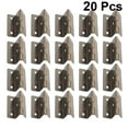 thumbnail image 2 of 20pcs Retro Iron Cabinet Door Triple Folding Hinges Furniture Tool No Screw Needed, 2 of 10