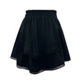 thumbnail image 4 of Ladies Pleated Layered High Waist Mini Skirt, 4 of 4