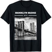 Brooklyn Bridge New York City shirt NYC Gifts Men Women T-Shirt Black X-Large