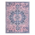 thumbnail image 3 of Unique Loom Renaissance Collection Area Rug - Roma (9' 2" x 12' Rectangle Salmon Pink/Black), 3 of 7