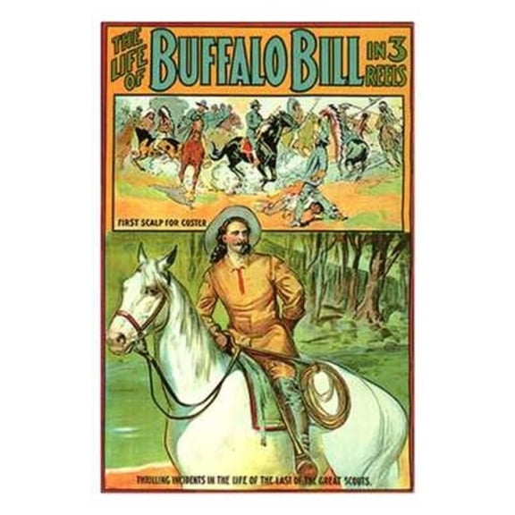 Posterazzi MOV200073 The Life of Buffalo Bill Movie Poster - 11 x 17 in.