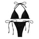 thumbnail image 1 of Conjunto de bikini para mujer Trajes de baño de dos piezas Tirantes de talle alto Gancho trasero Sin espalda OAVQHLG3B Store  lin121212, 1 of 4