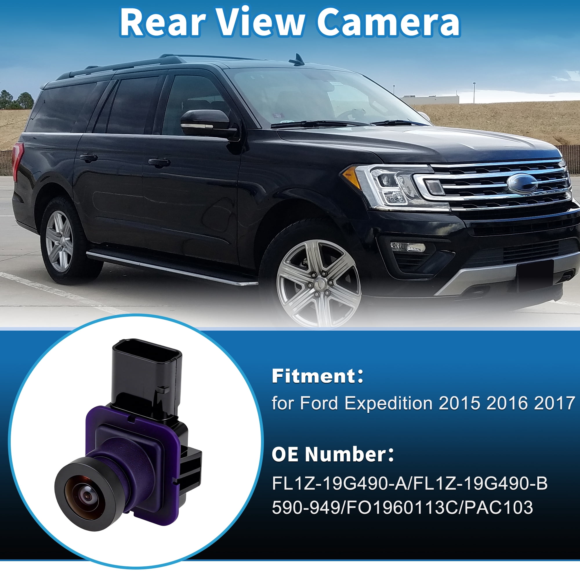 Unique Bargains Rear View Park Assist Backup Camera for Ford Expedition 2015 2016 2017