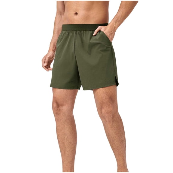 ZVNAΖH Mens Athletic Unlined Shorts Sweat-wicking Comfort Stretch Waistband Gym Workout Shorts Quick Dry Running Shorts with Pockets