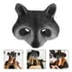 thumbnail image 5 of Máscara de mapache de Halloween, máscara facial realista de animal, accesorios para disfraces de carnaval, fiestas de Halloween, cosplay y mascaradas., 5 of 6