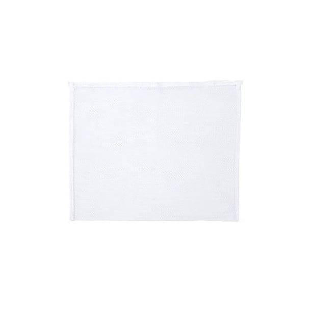 Kearding Bolsa de almacenamiento Organizador de juguetes Suministros para bebés Ventosa de gran capacidad Saco colgante transparente Almacenamiento y organización del hogar Blanco/35*45cm