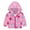 ZB Hot Pink, variant on Kids Rain Jacket Kids Windbreaker Zipper Hooded Cute Print Hooded Long Sleeve Windproof Coat Toddler Rain Coat Light Blue 18 Months-24 Months