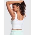thumbnail image 2 of CRZ YOGA Padded Longline Sports Bras for Women Yoga Workout Cami Ribbed Crop Tops, 2 of 6